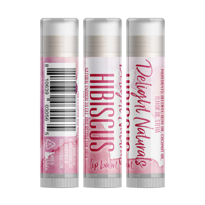 Hibiscus Lip Balm - Three Pack