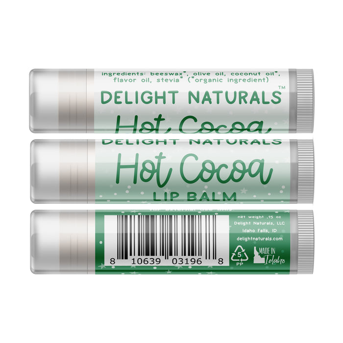 Hot Cocoa Lip Balm - Three Pack