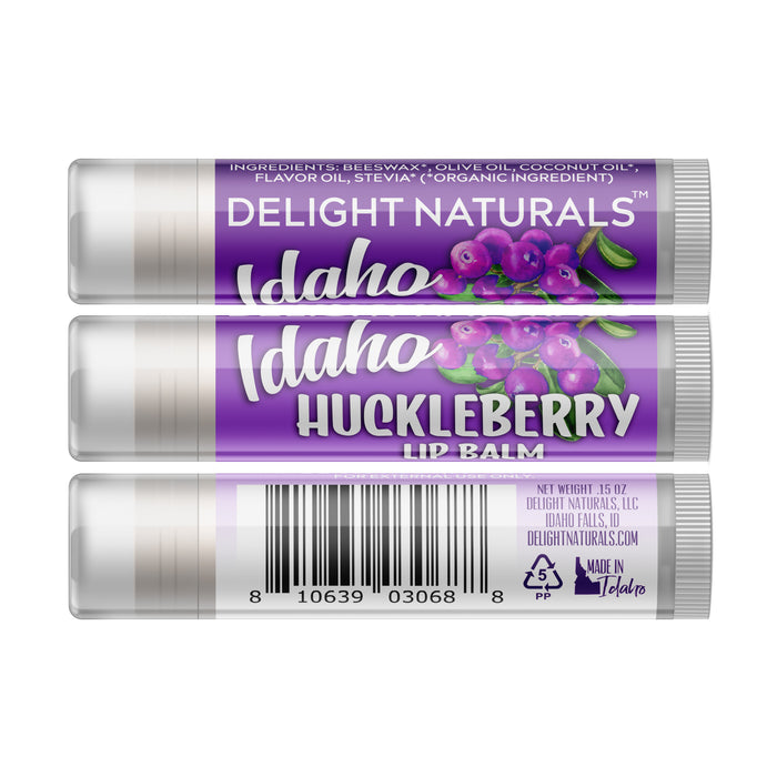 Idaho Huckleberry Lip Balm - Three Pack