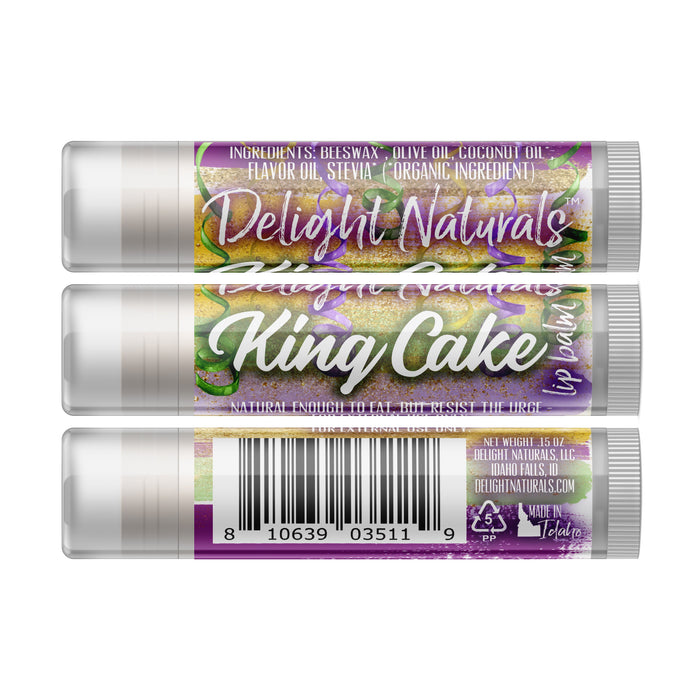 King Cake Lip Balm - Three Pack