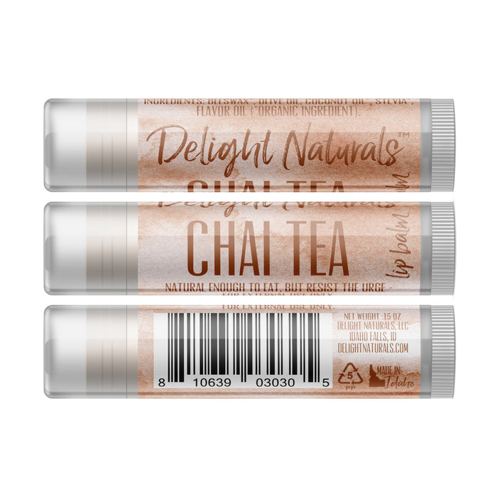 Chai Tea Lip Balm - Three Pack