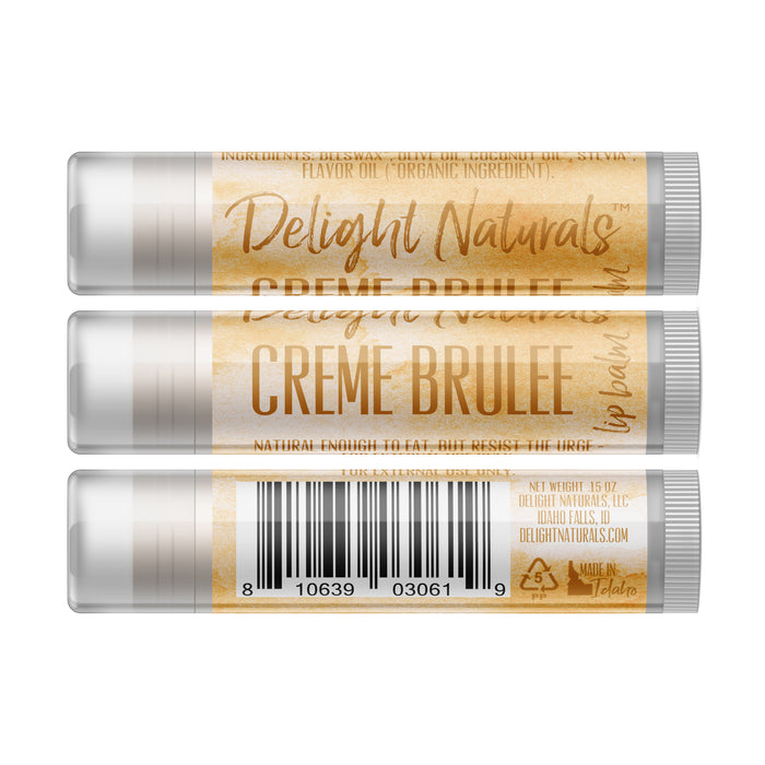 Creme Brulee Lip Balm - Three Pack