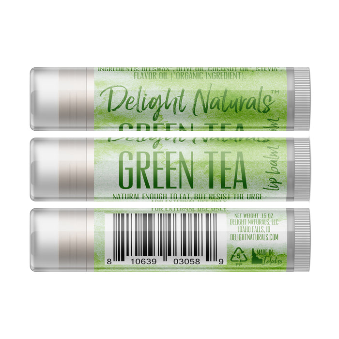 Green Tea Lip Balm - Three Pack