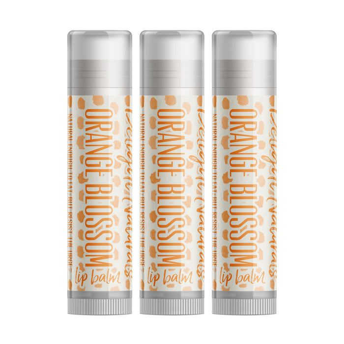 Orange Blossom Lip Balm - Three Pack - delight-naturals