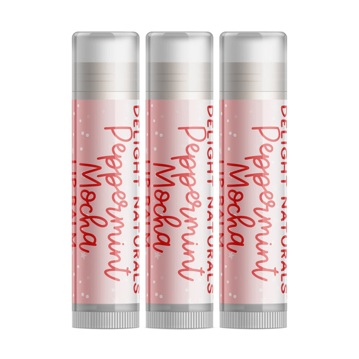 Peppermint Mocha Lip Balm - Three Pack