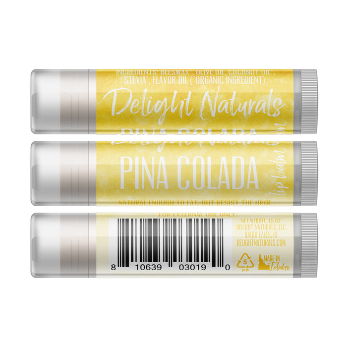 Pina Colada Cocktail Lip Balm - Three Pack