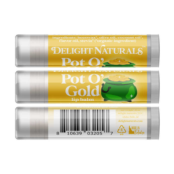 Pot O' Gold Lip Balm - Three Pack - St. Patrick's Day