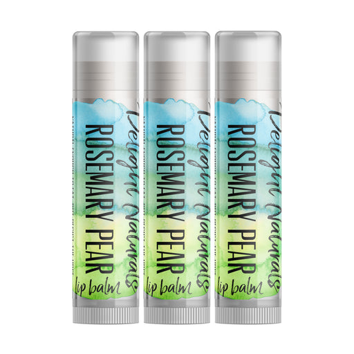 Rosemary Pear Lip Balm - Three Pack - delight-naturals