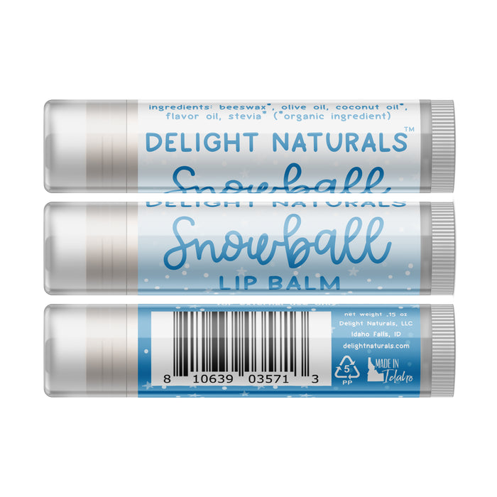 Snowball Lip Balm - Three Pack