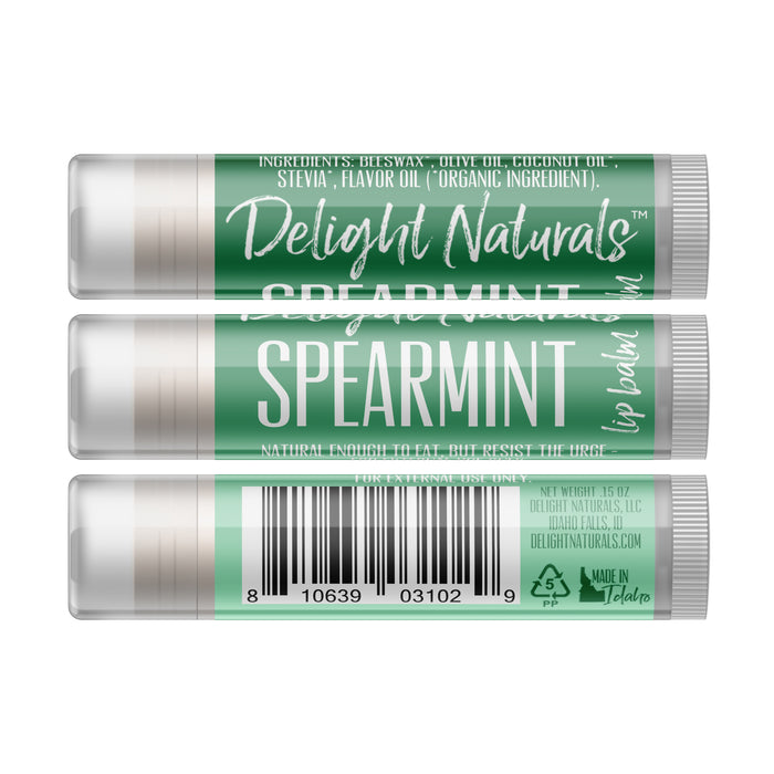 Spearmint Lip Balm - Three Pack