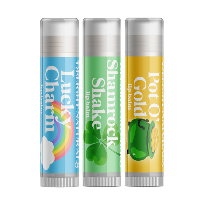 St. Patrick's Day Lip Balm Flavors - Set of Three