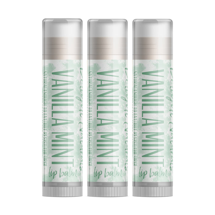 Vanilla Mint Lip Balm - Three Pack